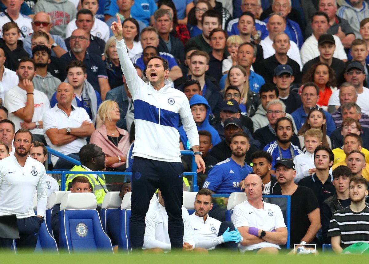 premierleague's tweet photo. "We had a fantastic start, could be two or three goals up but after that we let Leicester back into the game... We have to improve, this is a process and we’ll need a little bit of time"

  - Frank Lampard #CHELEI https://t.co/drhr1dSzjn