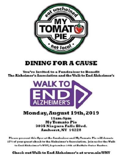 ty_kelley's tweet photo. I'll be at @mytomatopie tomorrow #diningforacause! Won't you join? #WalkToEndAlz #EndAlz #Alzheimers #AlzheimersAwareness #WNYAlz #MyTomatoPie🍅 #Buffalove #WNYeats
@news4buffalo @wkbw @WGRZ @YelpBuffalo #SPREADTHEWORD! https://t.co/boNLzNIbOI