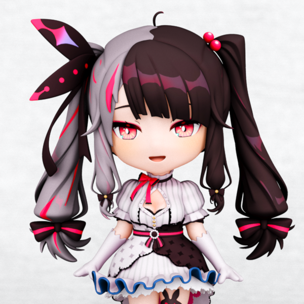 「れなちゃん figure style 3DCG
#れなの鳥っくあーと 」|InabaTewi@にじそ07・wf2023sのイラスト