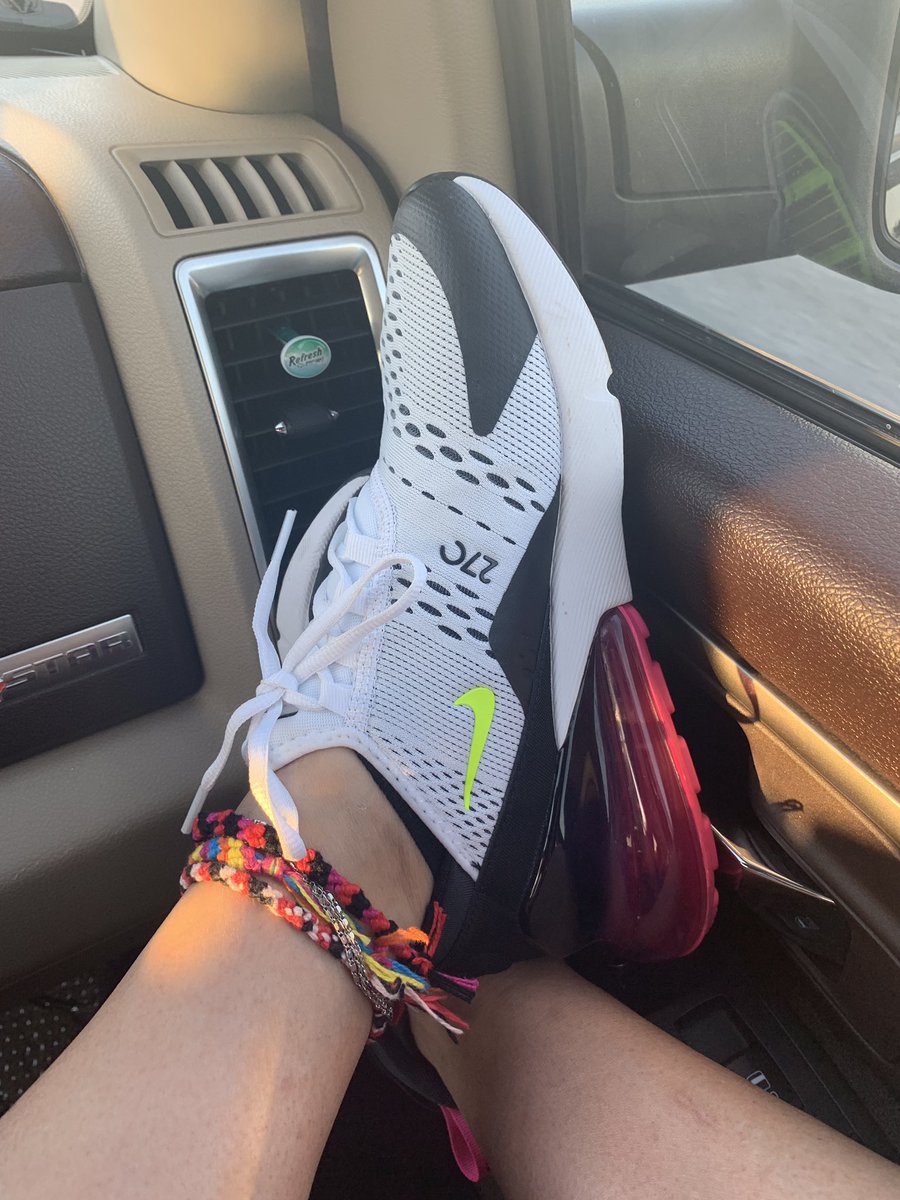 TeacherMrsQ1's tweet photo. Exercise selfie! Let’s do this! Got new shoes for inspiration! @TeacherMrsQ1 @NISDMyers #VAMSummerfun https://t.co/O5MfzYxEgn