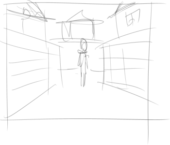 今日半蔵さん(@Hanzow_T)とディスコードでお話しててその時背景について色々教えてもらいました。
わし「例えばこんなラフがあったらもう描けるの?(1枚目
両者カキカキ5分後
半蔵さん「これ位で一旦先生に見せます(2枚目
わし「えっわしこんなんやねんけど(3枚目 