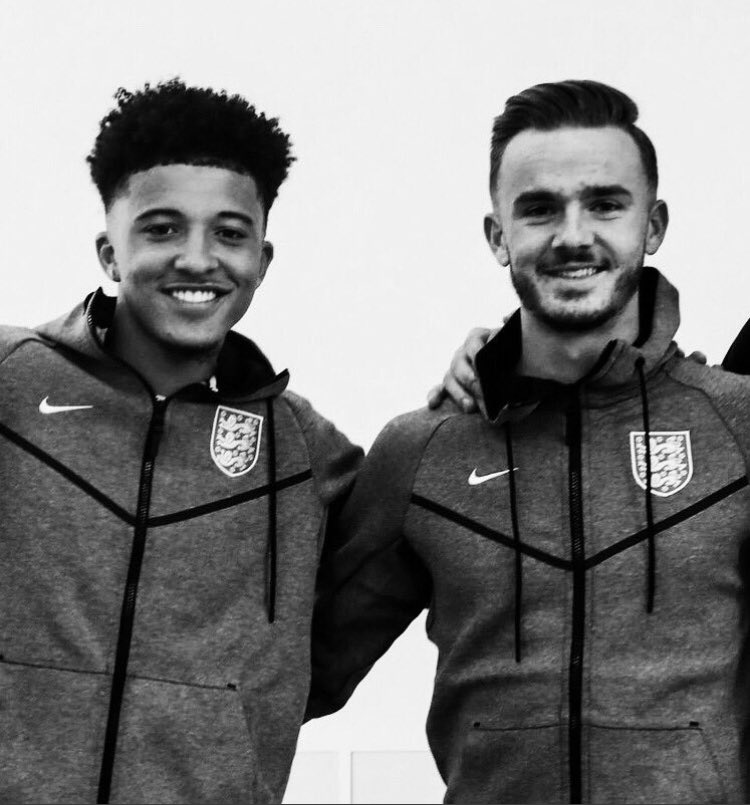 RealistYahz's tweet photo. Jadon Sancho and James Maddison should be our top targets next summer. Rashford, Martial, Sancho, Pogba, Maddison and we still have Mason Greenwood and Angel Gomes would be the dream. It also fits into “Youth, courage and success” https://t.co/iTTemupFDn