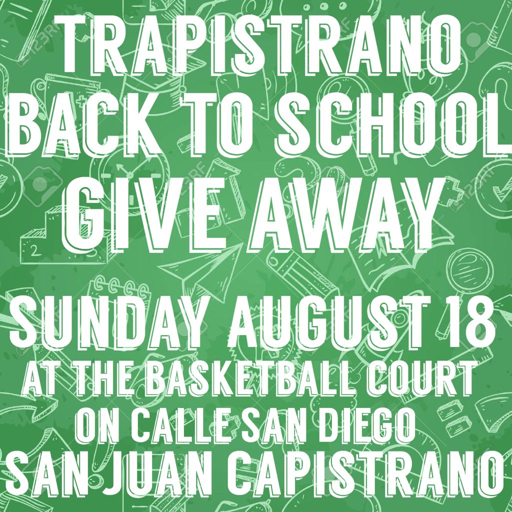 Bobbylungs949's tweet photo. We out here giving back to the community... #trapistrano is for the kids https://t.co/wLB2yZG9J1