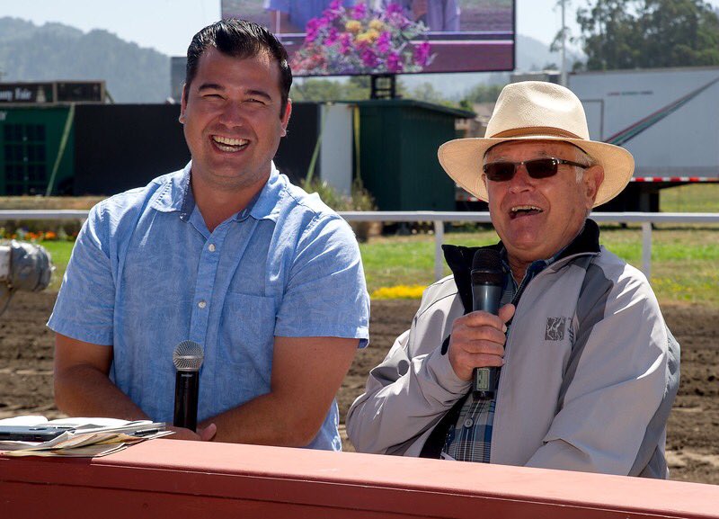 This was a lot of fun yesterday! Getting an opportunity to interview a great Trainer like Art Sherman was an honor. Thanks for joining us <a href="/CalChrome/">California Chromies</a>! <a href="/humcofair/">Humboldt County Fair</a> <a href="/ShermanRacing/">ShermanRacingStables</a> #123placetobe