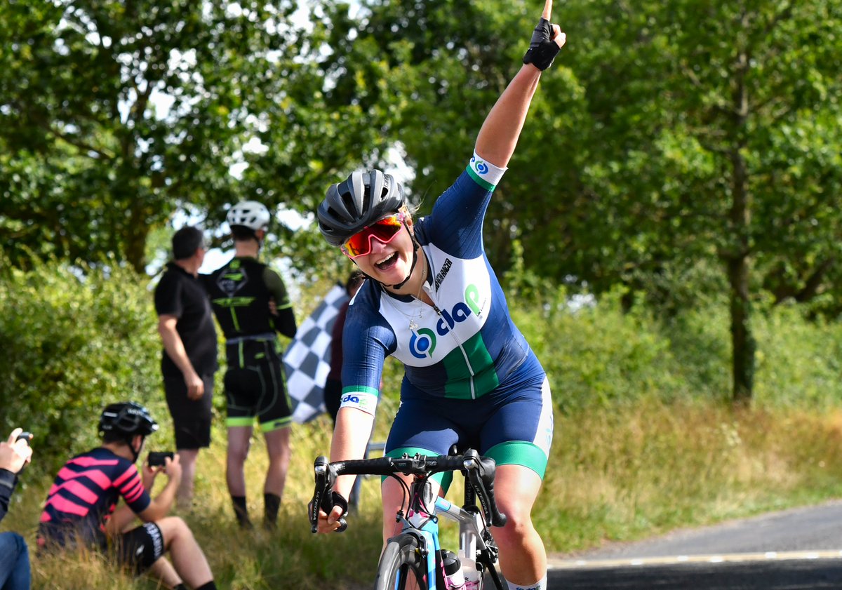 <a href="/FrankieHall04/">Frankie Hall</a> wins the 2019 CC Sudbury #WomensCycling Road Race