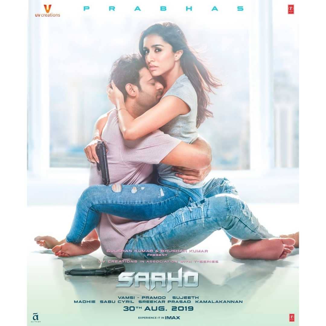 Indianfilminfo's tweet photo. Ahead of the #SaahoPreReleaseEvent, Team #Saaho unveils the latest poster featuring Prabhas and Shraddha Kapoor... Directed by Sujeeth... 30 Aug 2019 release. #30thAugWithSaaho https://t.co/aBwhluWqz7