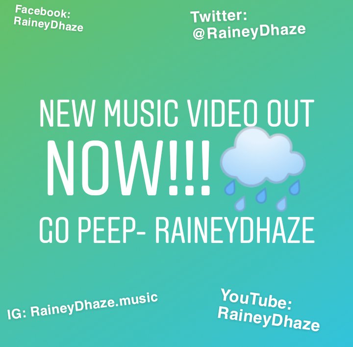 New music video out! Go to my IG, YouTube or FB page @RaineyDhaze #RaineyDhaze #musicvideo #femalerapper #emcee #girlsrap #hiphop #ilovemusic #femaleemcee