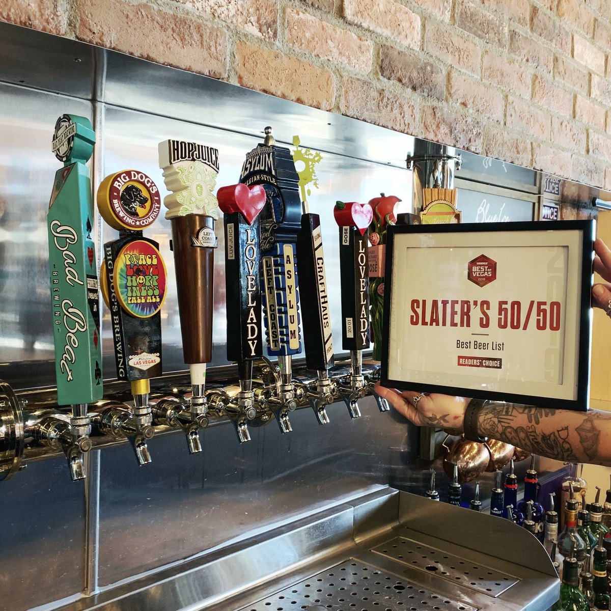 Slater's 50/50 Vegas (@slaters5050lv) on Twitter photo we had to “sample” a lot of beers 🍺 to curate the <a href="/lasvegasweekly/">Las Vegas Weekly</a> #BestofVegas Best Beer List
👉👉50 Craft Beers on Draft we had to “sample” a lot of beers 🍺 to curate the <a href="/lasvegasweekly/">Las Vegas Weekly</a> #BestofVegas Best Beer List
👉👉50 Craft Beers on Draft