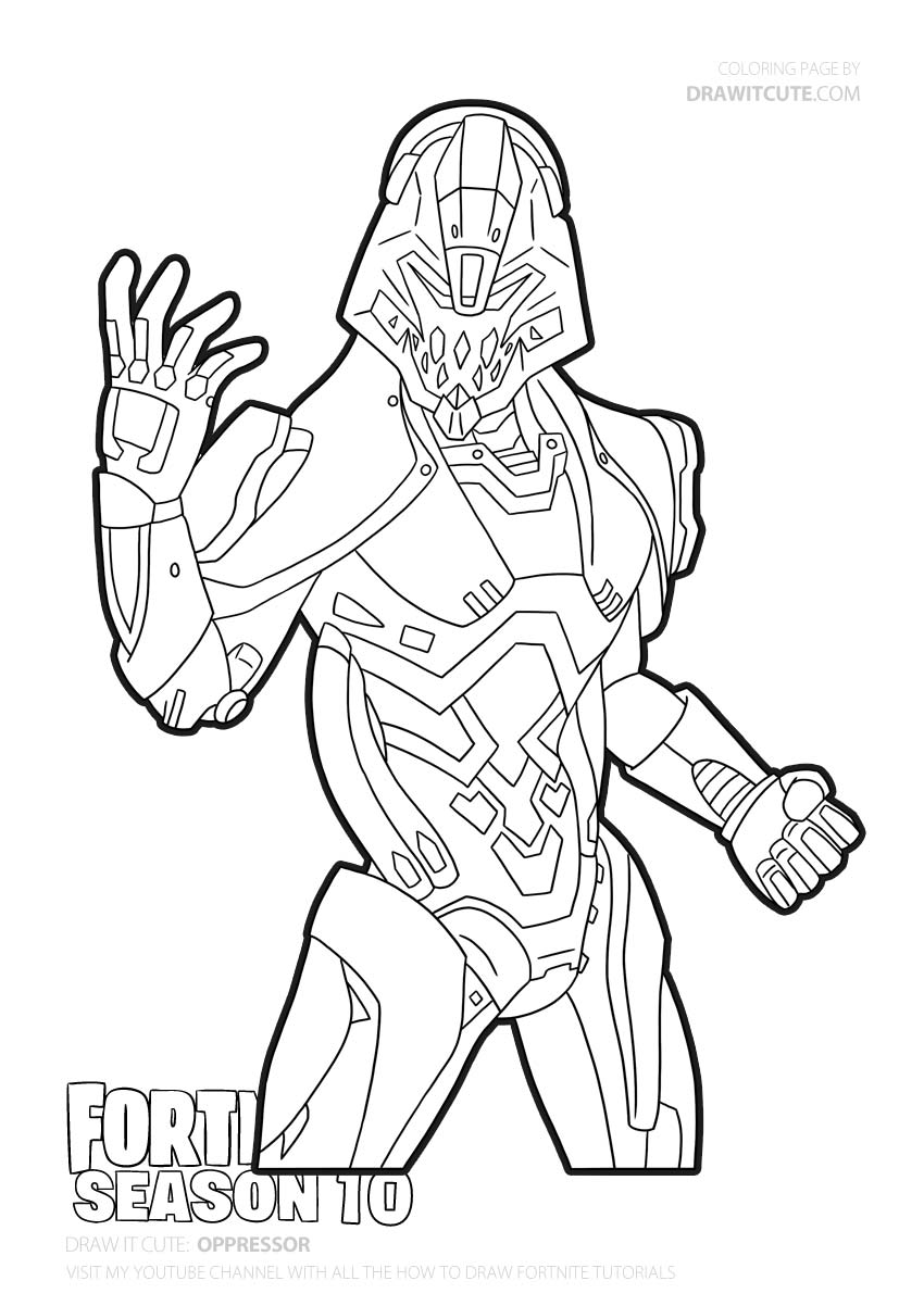 Fortnite Coloring Pages Season 6