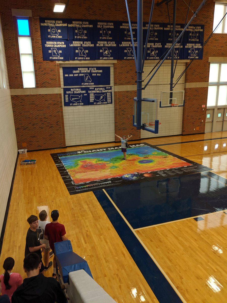 Thank you @sharespaceorg for donating this awesome map of Mars! Our KEEN students are prepping Martian bases for inhabitants.  #Legoconfidence <a href="/LEGO_Education/">LEGO Education</a> <a href="/FIRSTweets/">FIRST</a> <a href="/KEENusa/">KEEN</a>