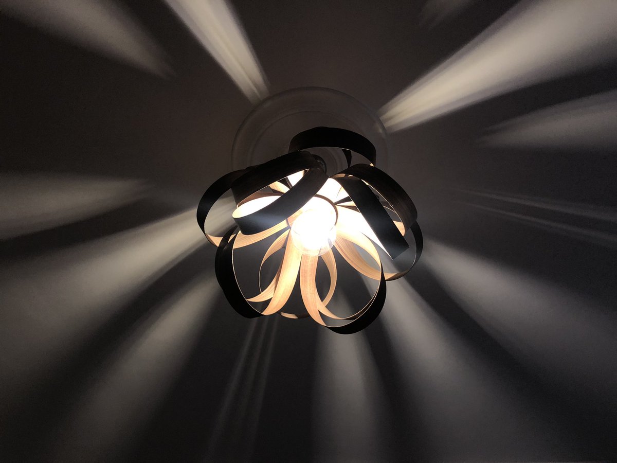 MariaConst_'s tweet image. Enjoying my new @TomRaffield light!  #britishdesigner #light