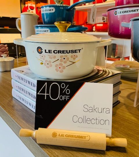 Outlets of Maui on Twitter: "Who wants FREE shipping? The Sakura Round Dutch Oven from Le Creuset is a addition to your kitchen. 40% off collection and get free
