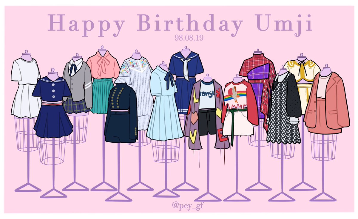 Happy Birthday Umji! 
I love u so much💖💖💖

All Umji’s outfit ✨

#UMJI #GFRIEND #여자친구 #fanart #GFRIENDfanart #엄지 #예자매_마음에_윙크발사
#HappyYesisterDay