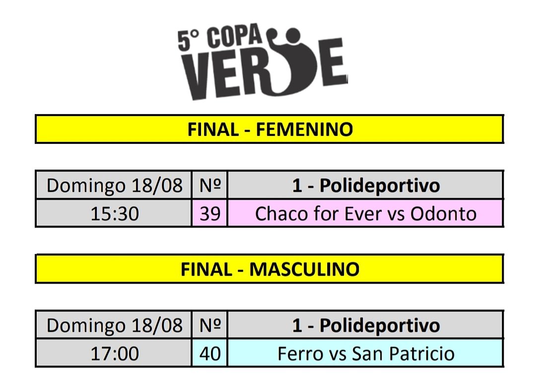 Ya arranca lo mejor! #CopaVerde