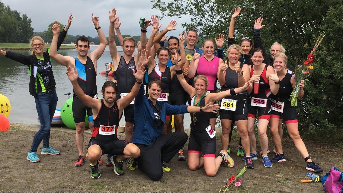 Trots op deze kanjers.
Na 8 weken intensieve training vandaag allemaal een 1/8e of 1/4e Triathlon volbracht. 💐💐<a href="/rutbeektriatlon/">RutbeekTriatlon</a>