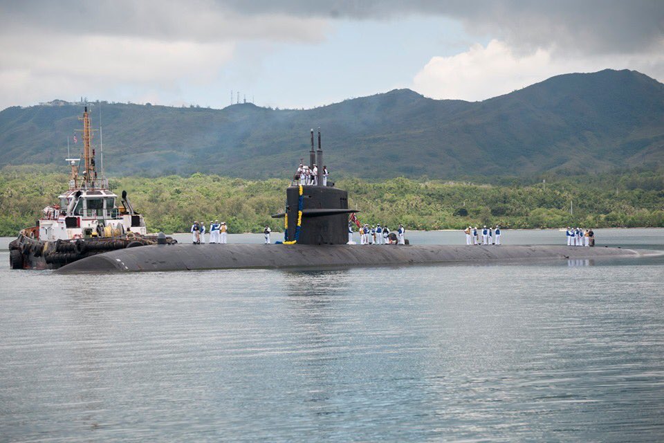 The Los Angeles-class fast attack #submarine #USSOklahomaCity (SSN 723) returned to its homeport of Apra Harbor, #Guam, yesterday! Welcome home!
instagram.com/p/B1UQ_Mvlzj-/…