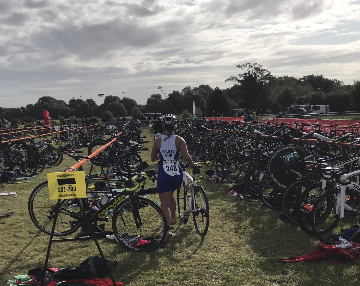 estherpauley's tweet photo. Proud mum & dad moment today watching @Bea_Pauley_Tri come 7th in the national champs sprint distance tri in the U20 category. 1 hour and 22 mins of racing but she finished strong. @Zone3official #iracezone3 @CatenaryCoach #boxendtri #aspirewetsuit https://t.co/DvuwbjK4ms
