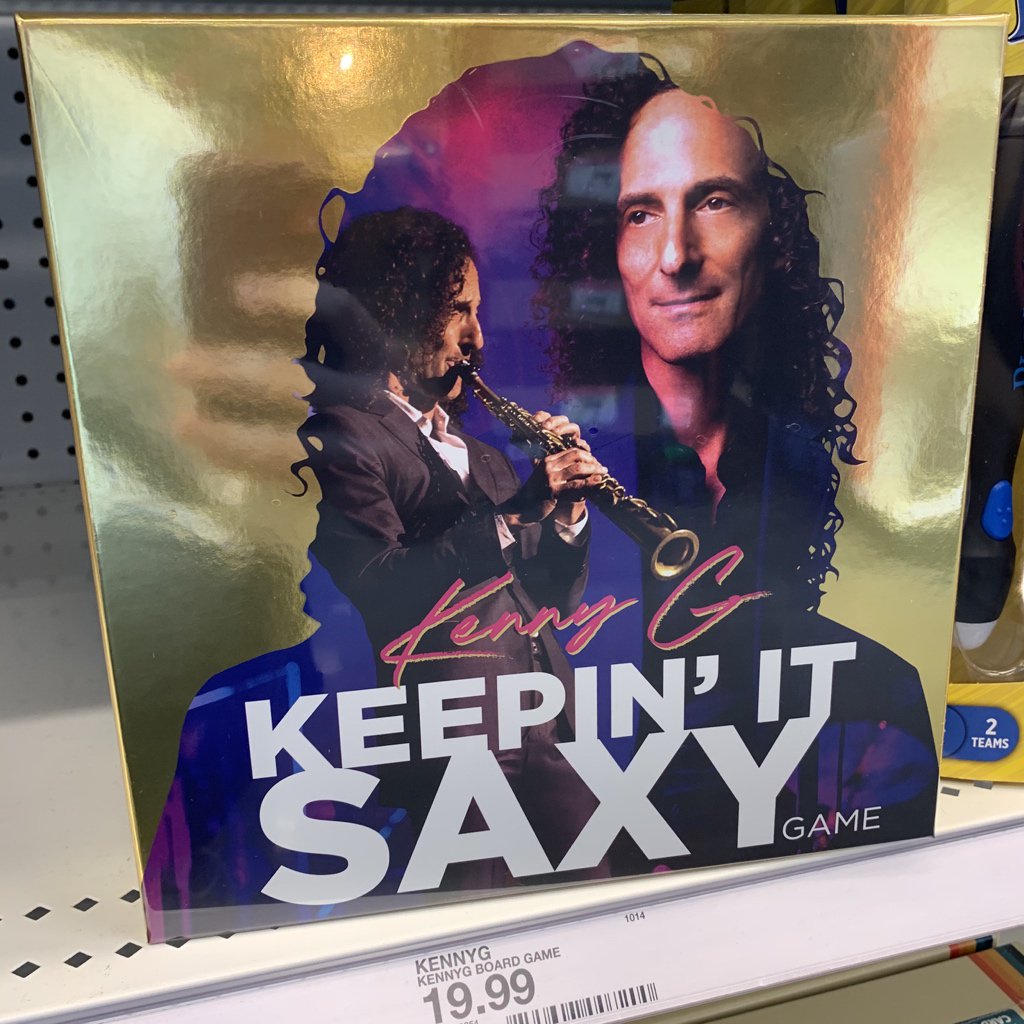 توییتر \ Andrew Cunningham در توییتر: «@C_GraceT ok but who is going to keep  “Kenny G: Keepin' It Saxy Game” in their home after we play it the one time»