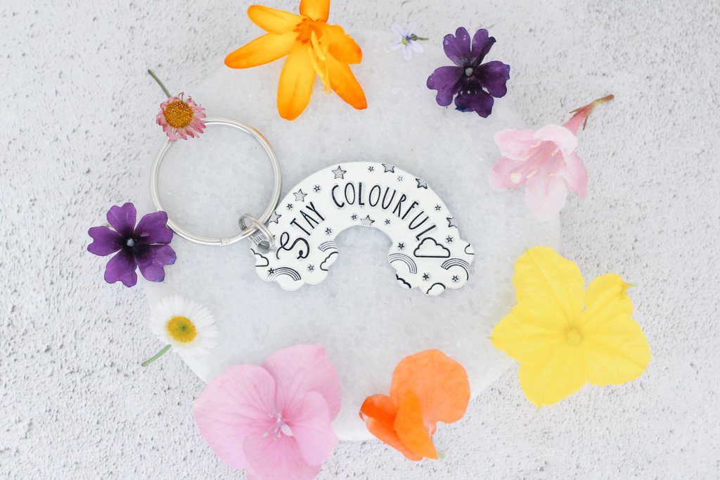 It's been a quiet week for me but in the meantime my daughter designed a brand new keyring for me! What do you think? #staycolouful #handmadehour #ukcraftershour