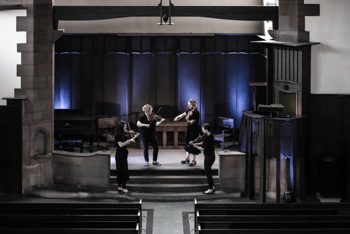 RANTFIDDLES's tweet photo. The Portage, out Nov 1st, was recorded in Mackintosh Queen’s Cross Church, Glasgow over four days in Jan. Pre orders coming soon 
https://t.co/m7cWlDqeX0 for initial launch dates 🚀 
@MackQueensCross 
📸 by Sean Purser https://t.co/0v7NcfMO8t