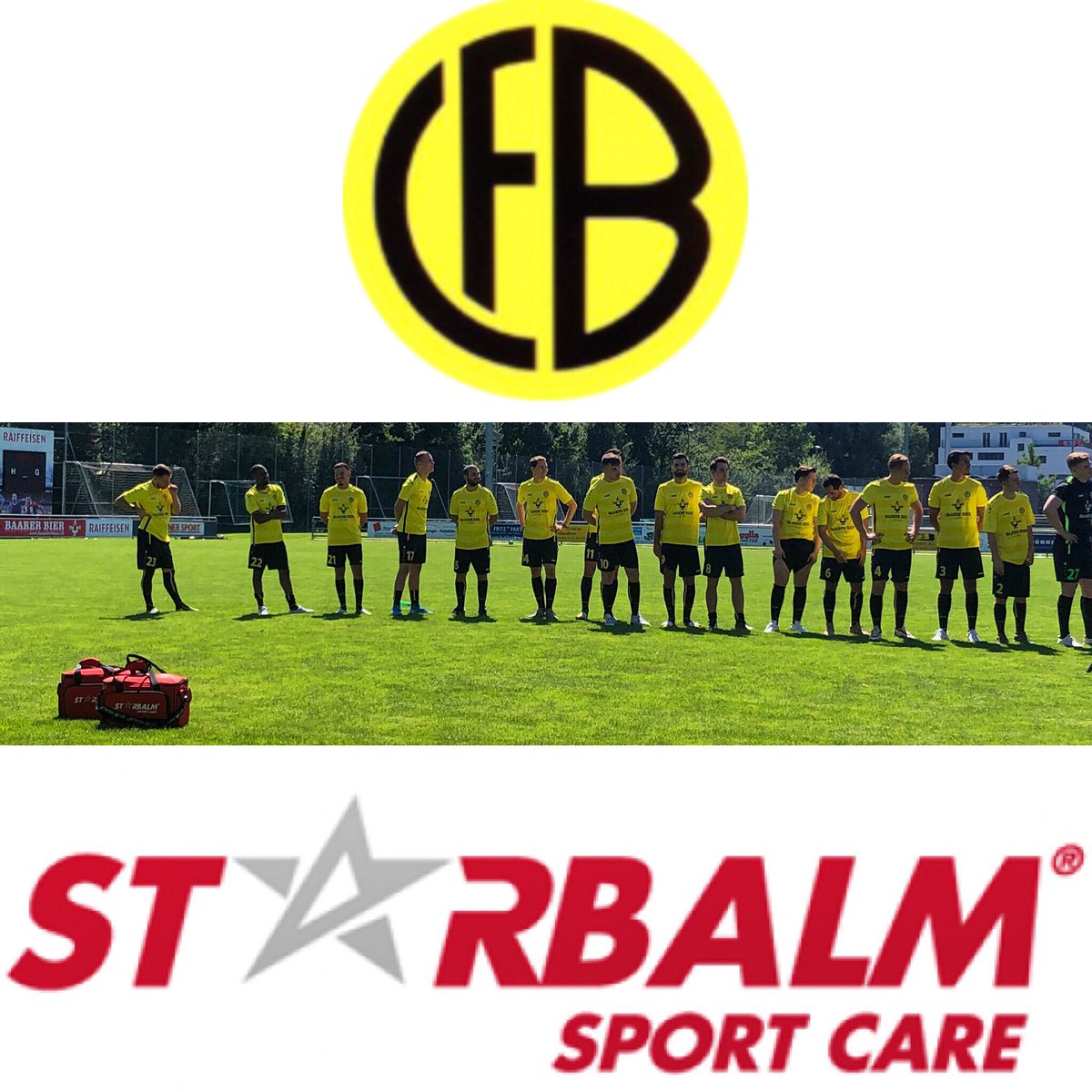 starbalmschweiz's tweet photo. STARBALM Schweiz freut sich auf die Kooperation mit den FC Baar ⚽️
#Fussball #Calcio #Football #Soccer #FCBaar #FCBaarFrauen #frauenfussball #Schweiz #Baar #Zug #Switzerland #Sport #SportCare #Starbalm #StarbalmSchweiz https://t.co/0GiOhmXGX7
