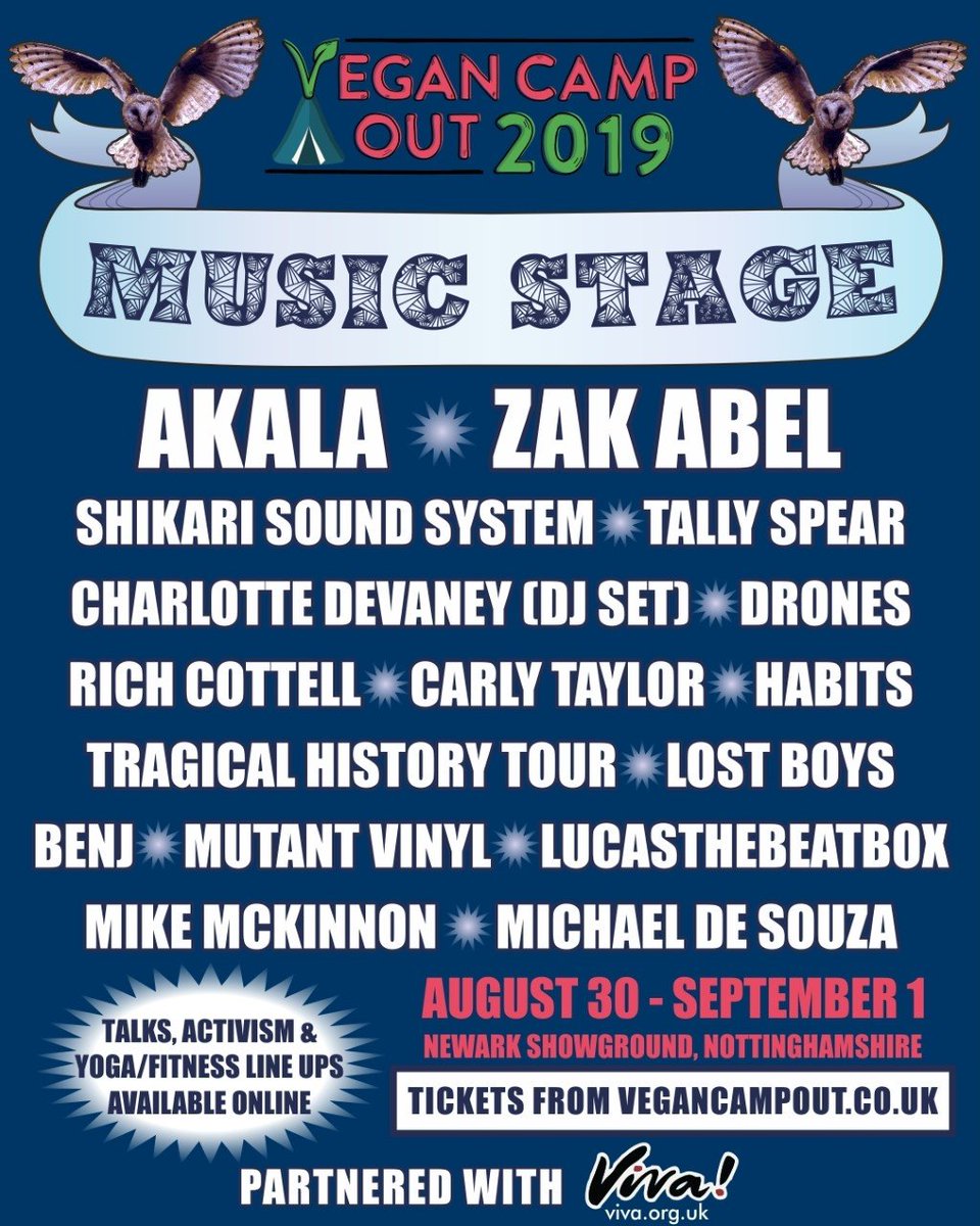 2 weeks to go! finally get to come and hang out with you guys and listen to some amazing speakers (and eat great food).
I know some of you are local to Nottingham so would be great to catch up! 
Last remaining tickets available from vegancampout.co.uk