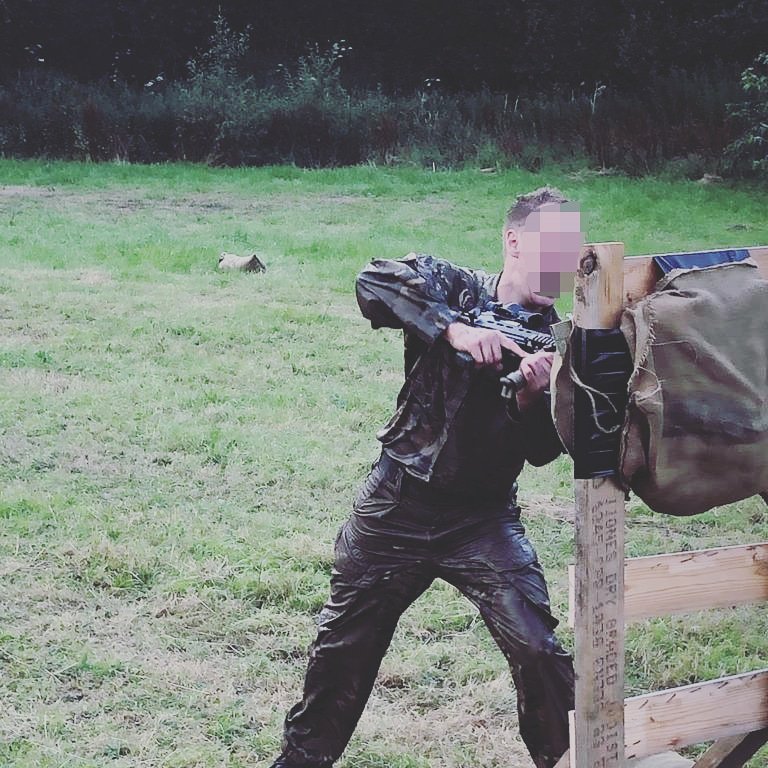 A THREADERS belt on the bayonet range! #threadersuk #military #veteran #serving #sewing #belt