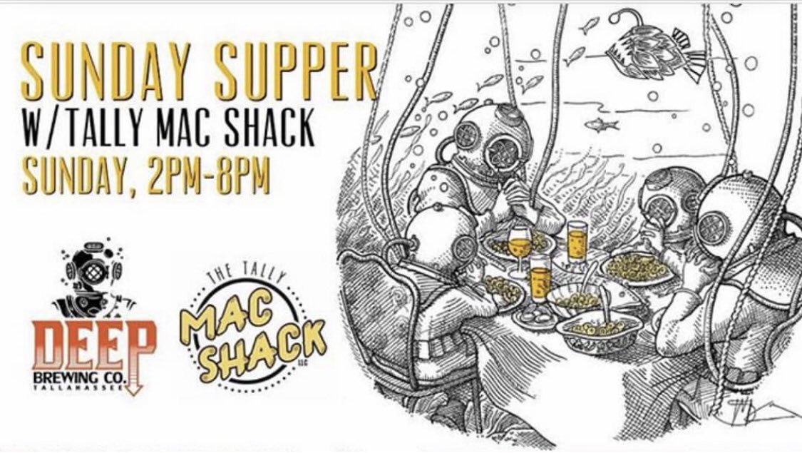 The TallyMacShack (@TallyMacShack) on Twitter photo 18/08/2019 20:06:45 ☔️ Pssshhh. We will brighten up your day. @DeepBrew 2p-8p. #macandcheese #foodtruck #beer #craftbeer ☔️ Pssshhh. We will brighten up your day. @DeepBrew 2p-8p. #macandcheese #foodtruck #beer #craftbeer