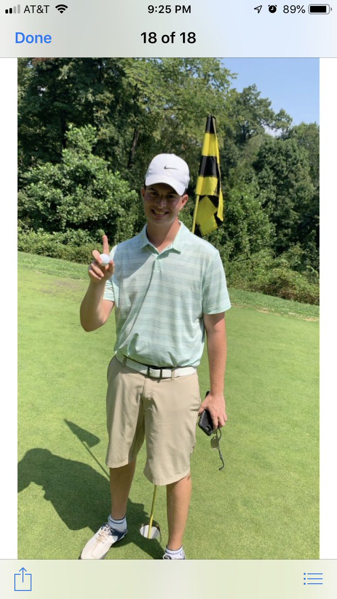 MeljoyJtwit's tweet photo. It was a Dixon ball , hole in one for my 17 year old at hickory heights in bridgeville , pa hole 6#captblei https://t.co/9pazvqacXE