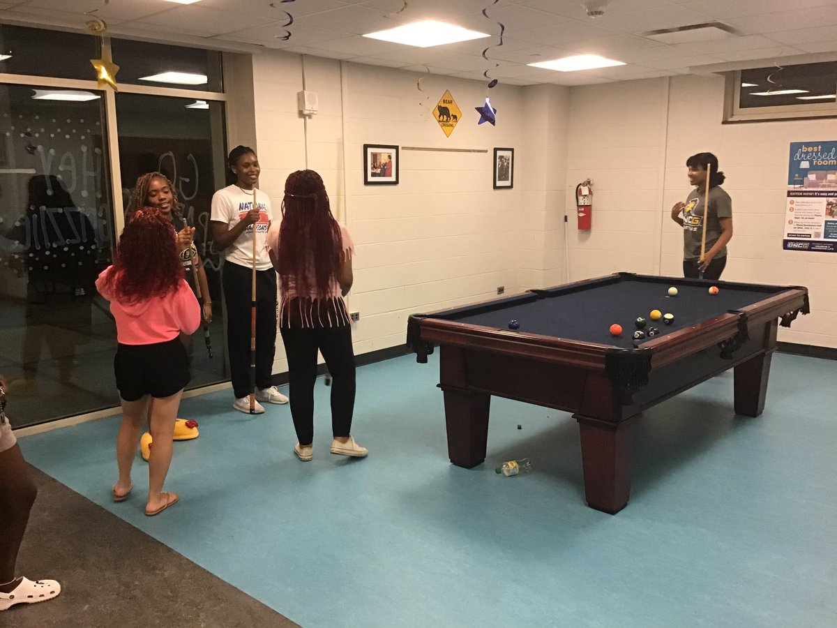 GroganCollege's tweet photo. LOVE how active the Bear Den is right now! Our new Grizzlies are really making this their second home! ๐๐ป๐
#UNCG23 #GroganCollege #uncgway https://t.co/nF48XOq5oF