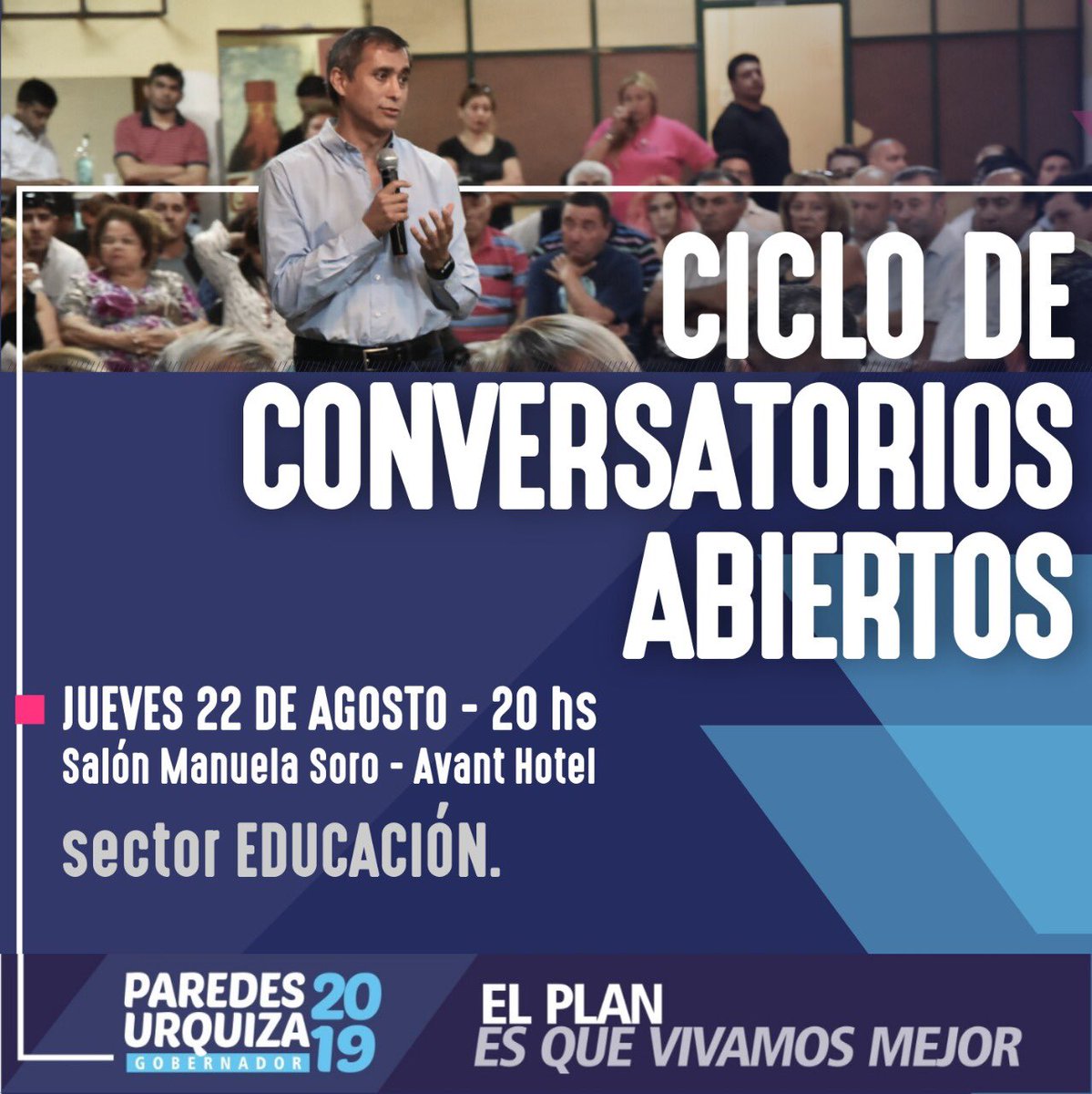 ParedesUrquiza's tweet photo. La única manera de q la política sea un instrumento de transformación de los pueblos es q la expresemos a través de una planificación concreta, c/ equipos preparados p/ hacerla realidad, y un liderazgo serio, responsable y c/la suficiente convicción de q 1 futuro mejor es posible https://t.co/RFJdYWEbFC