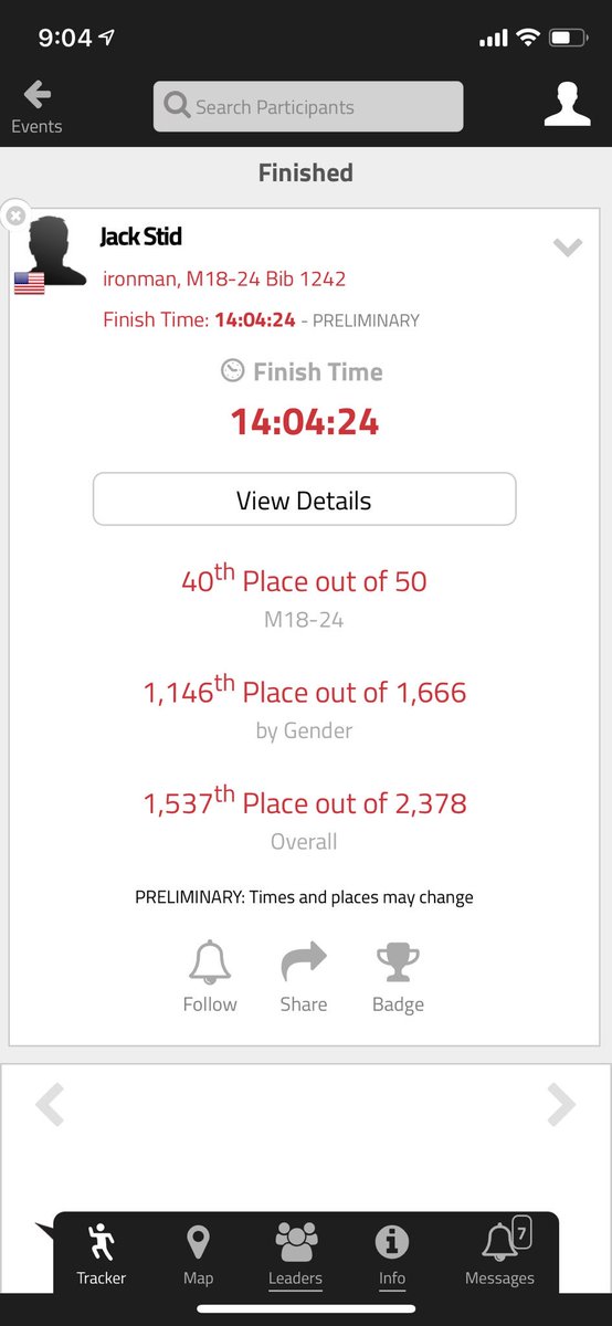 Congrats to 2018 Midlo grad, Jack Stid, for finishing a full Ironman Triathlon in Mont-Tremblant QC, Canada. For those of you that don’t know, that’s a 2.4 mile swim, 112 mile bicycle ride and running a full marathon (26.2 miles).  An amazing achievement, Jack!