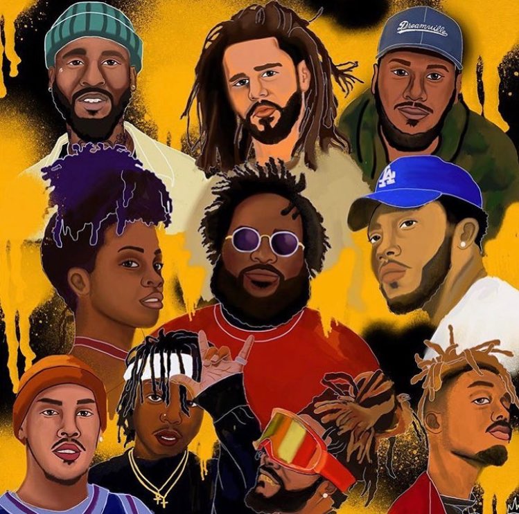 This Dreamville artwork is 🔥🔥🔥

🎨: coachmancreations on IG