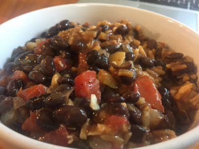LocalThyme's tweet photo. This black beans with yellow rice is delightful! - https://t.co/90heh5GZgk https://t.co/e9CIXM2MEe