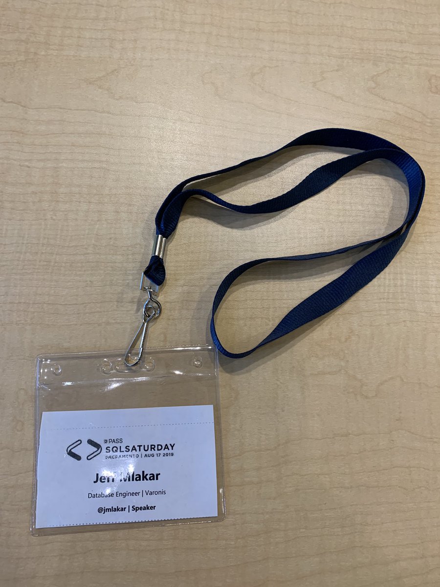 jmlakar's tweet photo. Thanks #sqlsatsac for a great event! https://t.co/aTtfVujRIJ