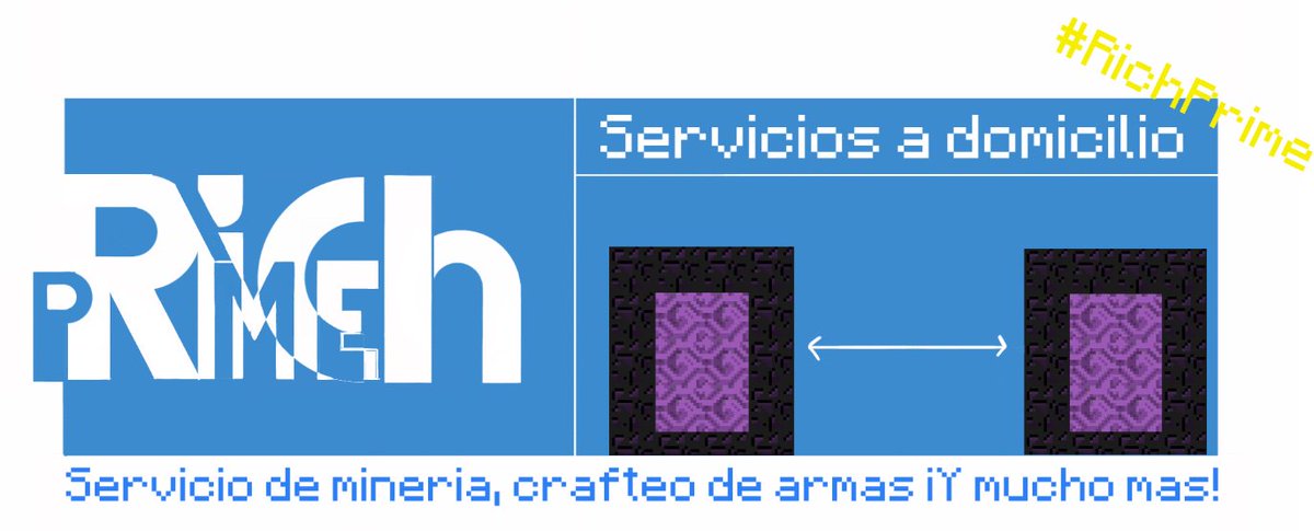Iroggi3's tweet photo. @ElRichMC @EliteCraftSMP 
Ya lo hice con Las Cumbres,
Ahora toca #RichPrime https://t.co/dvaGo46srP