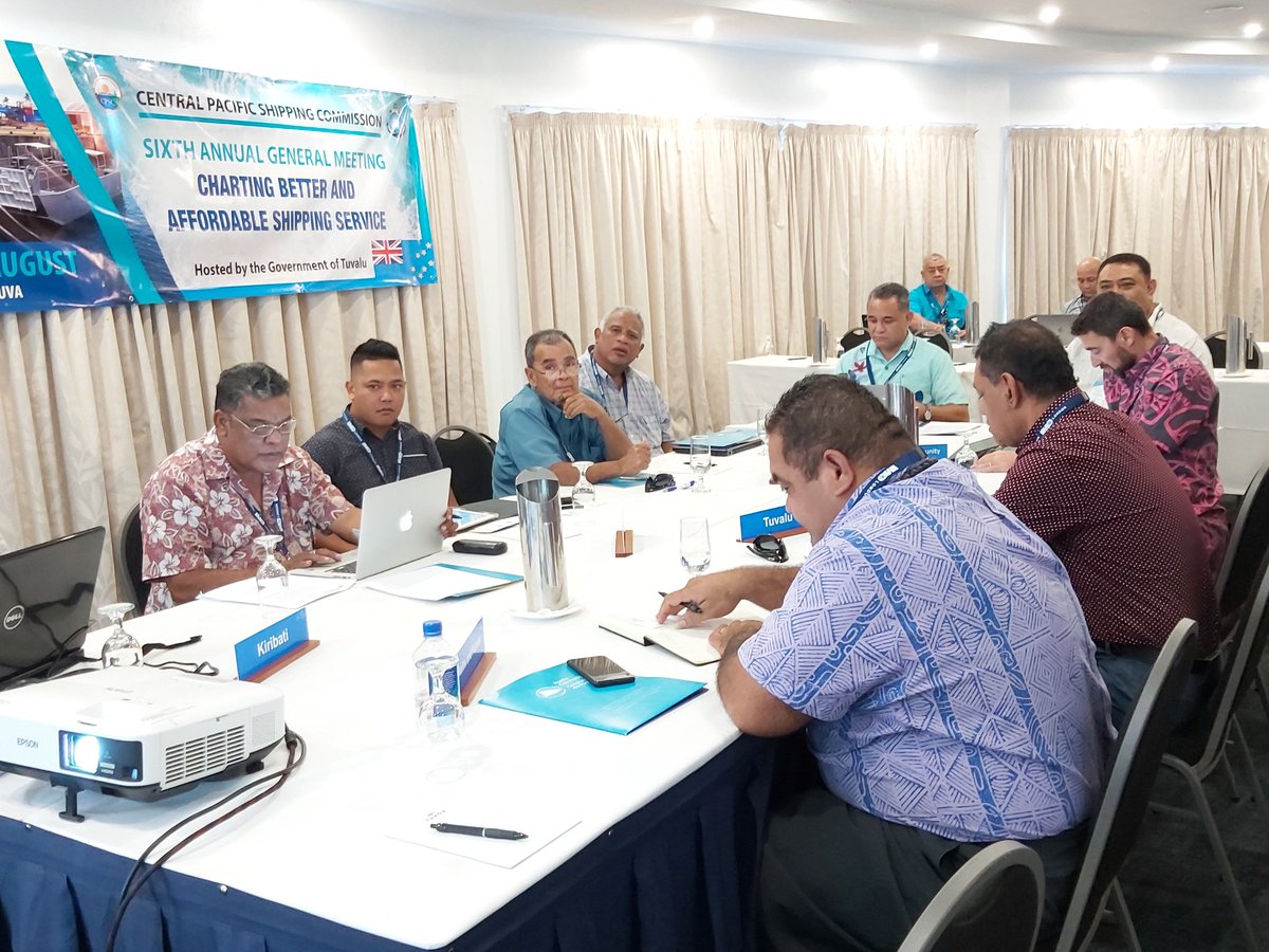 ERokodi's tweet photo. 6th CPSC AGM hosted by the Government of Tuvalu from 19-21 August 2019 at Tanoa Plaza in Suva, Fiji #CPSC #SPC https://t.co/MRQe5VrKKf