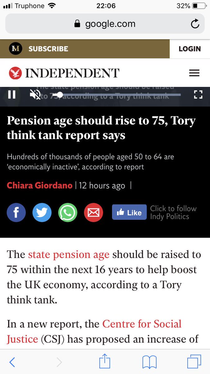 Is this an example of cause and effect?

Bloody foreigners! Coming over here, paying taxes and lowering our pension age....

#freedomOfMovement #pensionage