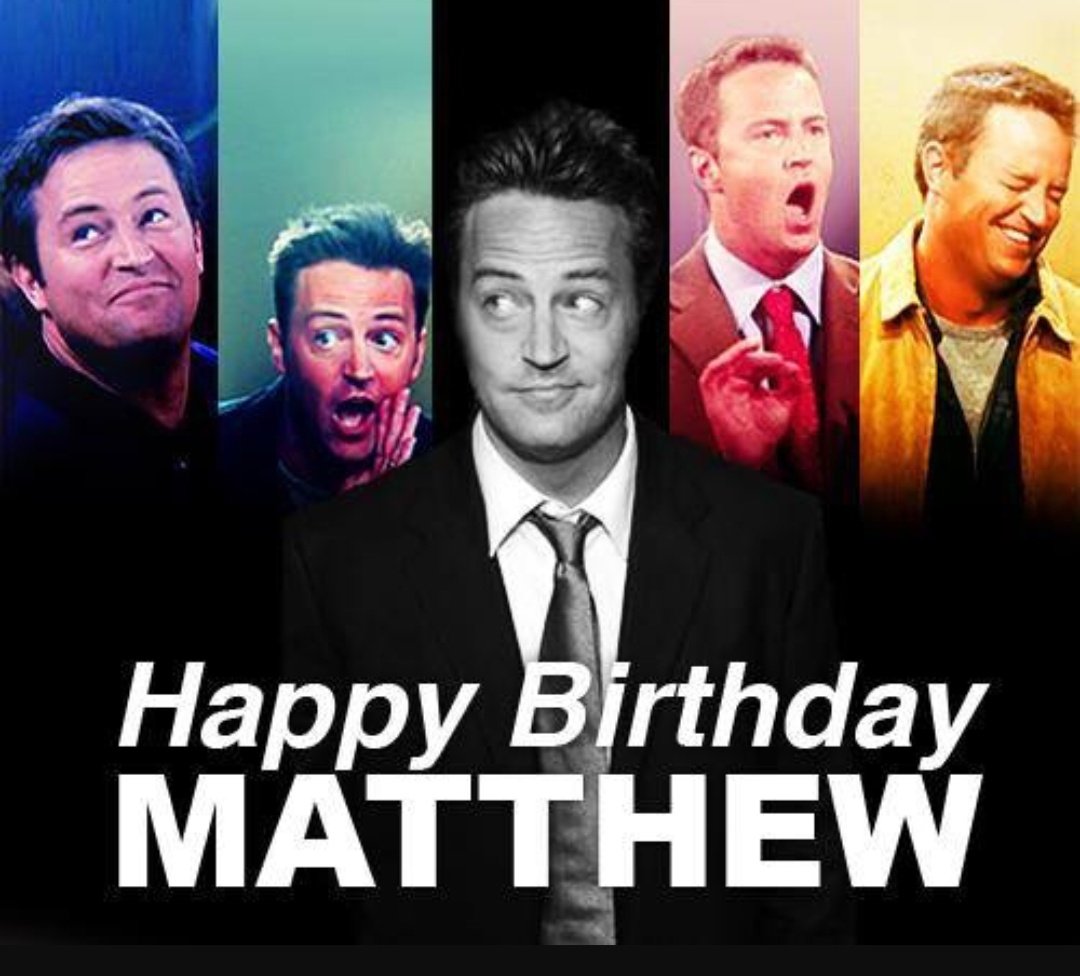 Happy Birthday Matthew Perry  lots of love from Turkey     