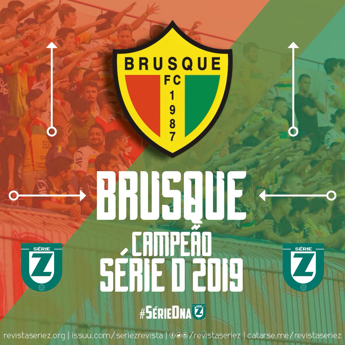 GusCruz (@GusCruz) on Twitter photo 2019-08-18 21:31:55 A Série D 2019 é Quadricolor! O Brusque (@Bruscao_oficial) é campeão da Série D 2019. É o primeiro título de Santa Catarina na história da quarta divisão nacional! #SérieDnaSérieZ A Série D 2019 é Quadricolor! O Brusque (@Bruscao_oficial) é campeão da Série D 2019. É o primeiro título de Santa Catarina na história da quarta divisão nacional! #SérieDnaSérieZ