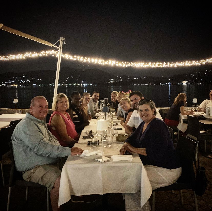 MattMcKayJr's tweet photo. An all-time night on Lake Como with @MasonWBB — finishing our 10-day 🇮🇹 tour strong! #BTISummer https://t.co/qi86Ikkvir