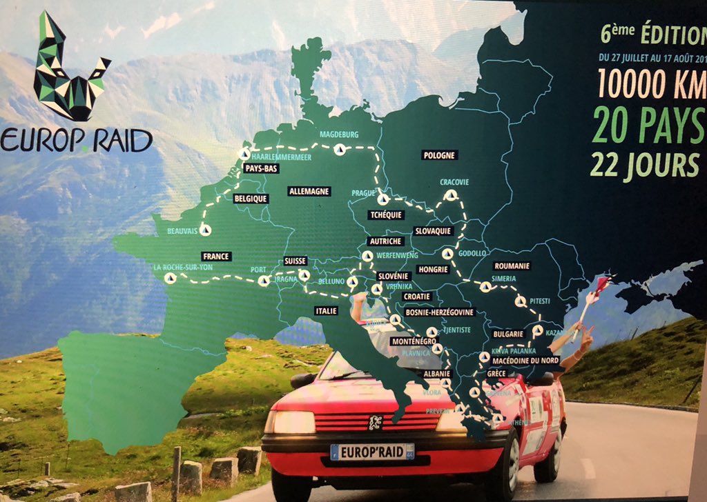 Friday August 16th I had the pleasure to welcome the 750 participants of the Europ’Raid 2019 @europraid in the Haarlemmermeerse woods <a href="/haarlemmermeer/">Haarlemmermeer</a> .
10000 kilometers through 20 countries in 22 days in 260, 30-years -old-Peugeots 205 for charity. Impressive!