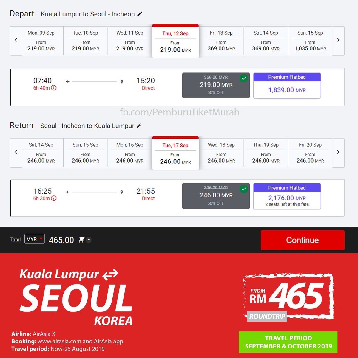 Pemburu Tiket Murah On Twitter Perghhh Airasia Buat Promo Ke Seoul Korea Pulak Tambang Penerbangan Murah Airasia X Ke Seoul Korea Serendah Rm465 Pergi Balik September Oktober 2019 Rm465 Pergi Balik