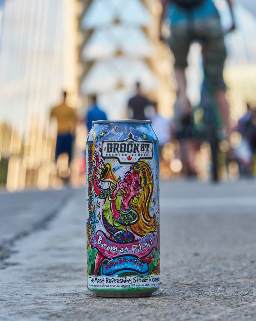 BrockStBrewing's tweet photo. The crisp, refreshing taste of our Bohemian Pilsner, it’s the Brock Street way. https://t.co/rbowAvMSSn