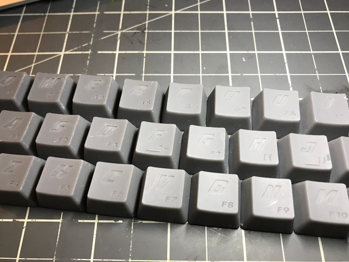Boyaki Channel 自作のキーボードが出来上がってきました 自作キーボード 3dプリンター