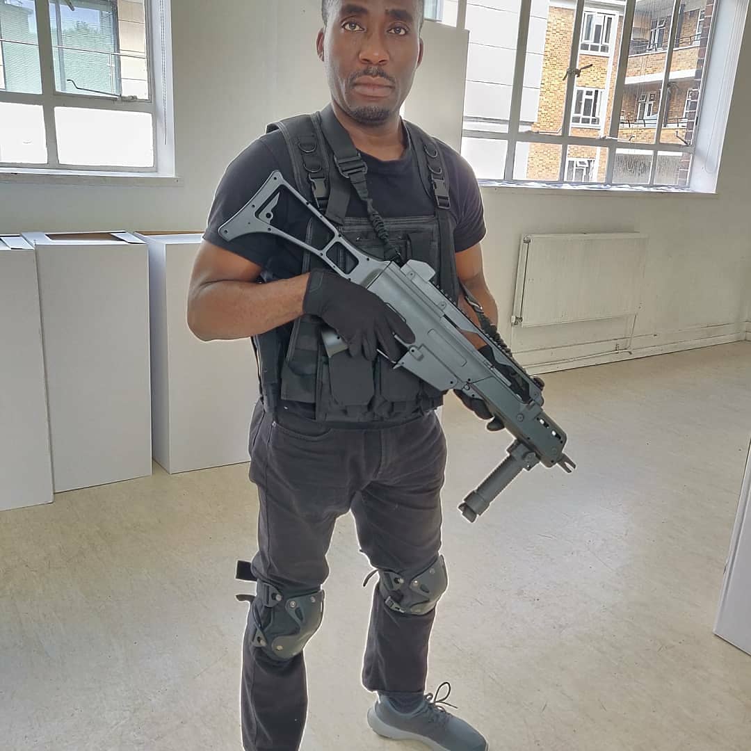 GAdewunmi's tweet photo. #actors #trainingsession #firearms #military #rifle #tacticalManeuvers closequartersBattle #roomclearance #sniping #fieldstripping #pistol with @IDFight Replica #barrett50cal #g36 #assultrifle & #colt1911 ActorUK,US&Nigeria AccentsSeeks agentRep UK&US #LA #london #atl #Netflix https://t.co/MLNRJvtwQQ