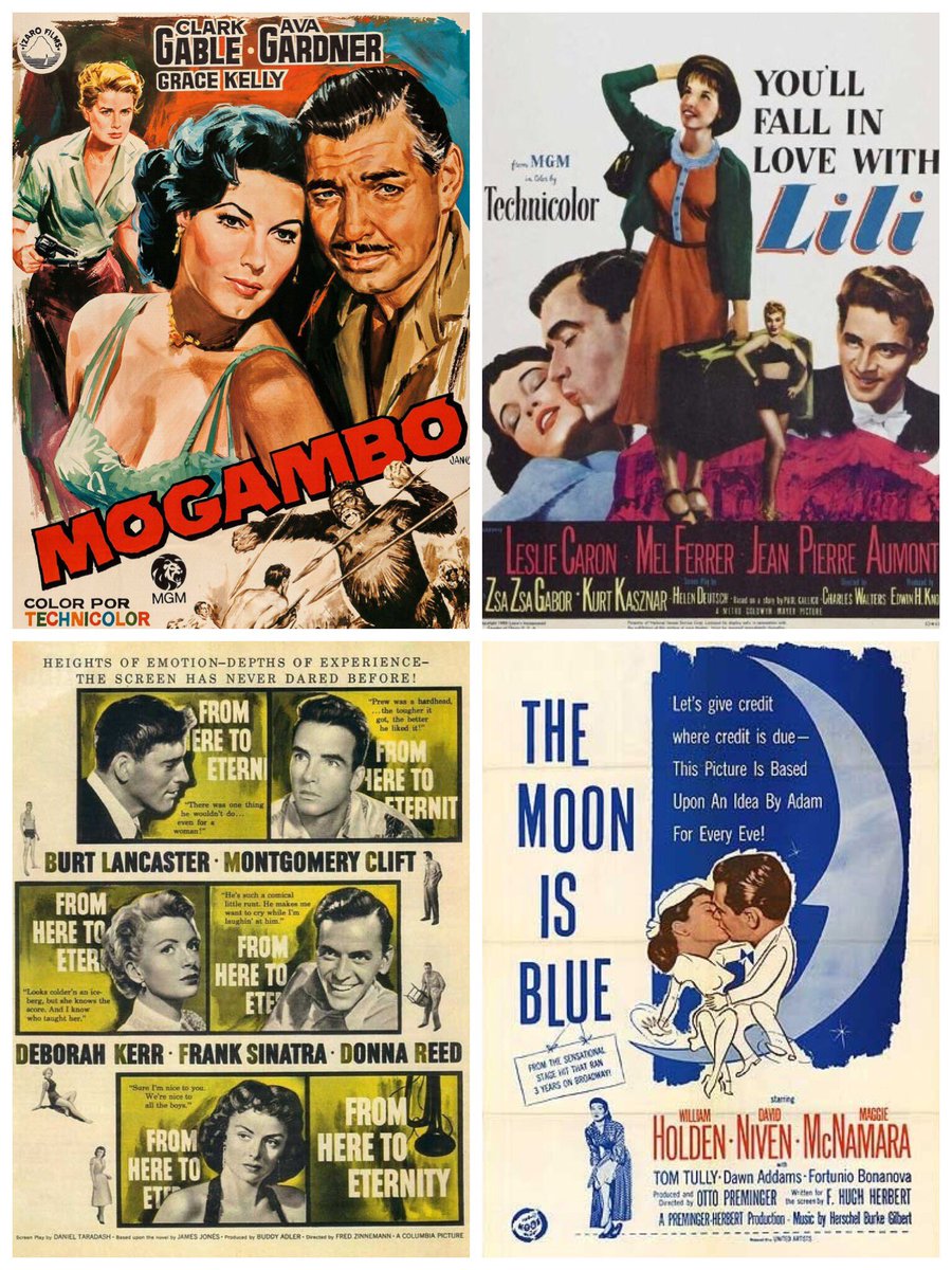 AvaMuseum's tweet photo. .@tcm’s #SummerUnderTheStars salutes #AudreyHepburn today. She won an #Oscar for #RomanHoliday. 1954’s other Best Actress nominees were #AvaGardner for #Mogambo, #LeslieCaron for #Lili, #DeborahKerr for #FromHereToEternity & #MaggieMcNamara for #TheMoonIsBlue. #TCMParty https://t.co/pADGMJCWFc