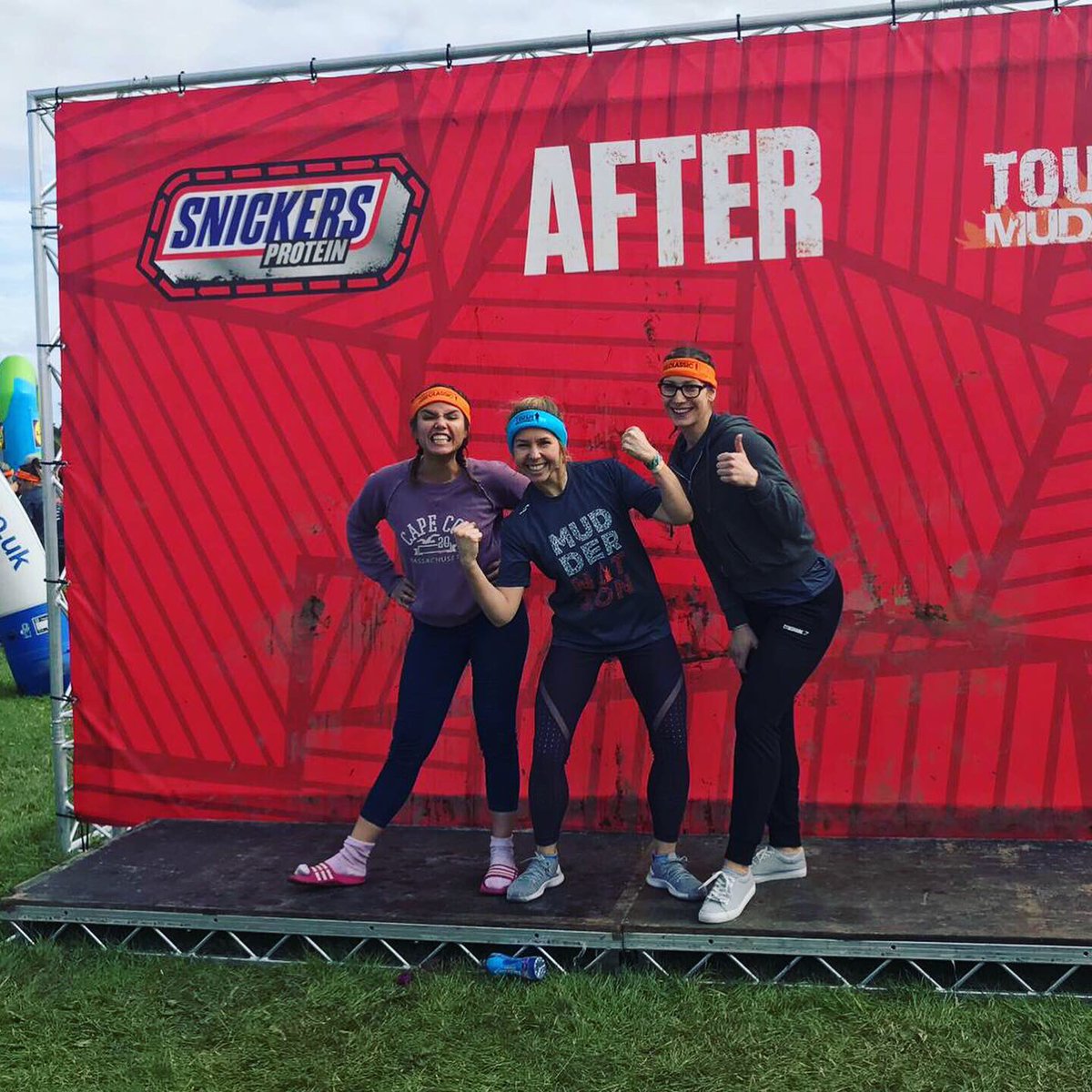 MaresBear7's tweet photo. Gone and done another #toughmudder 
The cramps were really keeping me on my toes #nopunintended 😂 #nursesactive #nurse #health #wellness https://t.co/AOa57j4Y98