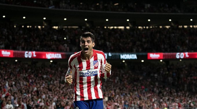 lnstantFoot's tweet photo. #LaLiga | #ATLGET 

L'Atletico s'impose 1-0 à domicile face à Getafe grâce à un but de Alvaro Morata !
Renan Lodi et Jorge Molina se sont tous les deux fait expulsé en première période ! https://t.co/JZR5UIuTX8
