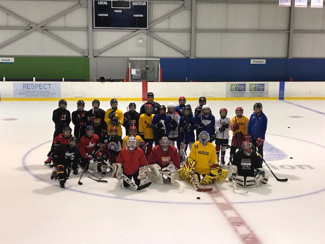 HFPhoenix1's tweet photo. From our Girls Hockey Fun day today. Some of our Pee Wee and Bantam girls!! @LSLGirls @SifWarriors https://t.co/wfw2wv05wd
